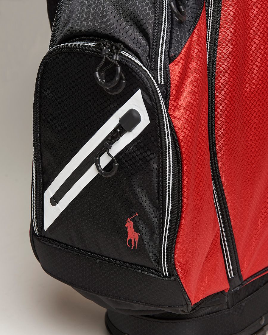 Heren | RLX Ralph Lauren Stand Golf Bag Black/Red | RLX Ralph Lauren | Stand Golf Bag Black/Red