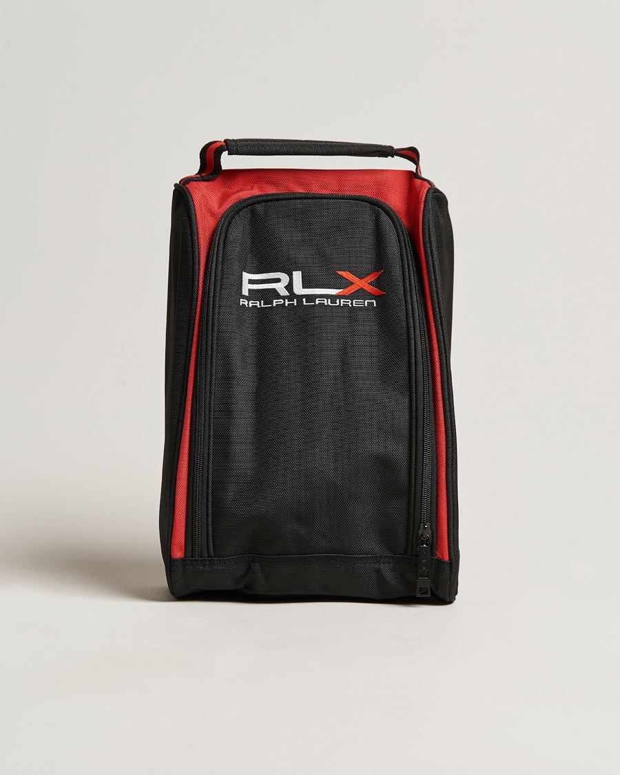 Heren | RLX Ralph Lauren Golf Shoe Bag Black/Red | RLX Ralph Lauren | Golf Shoe Bag Black/Red