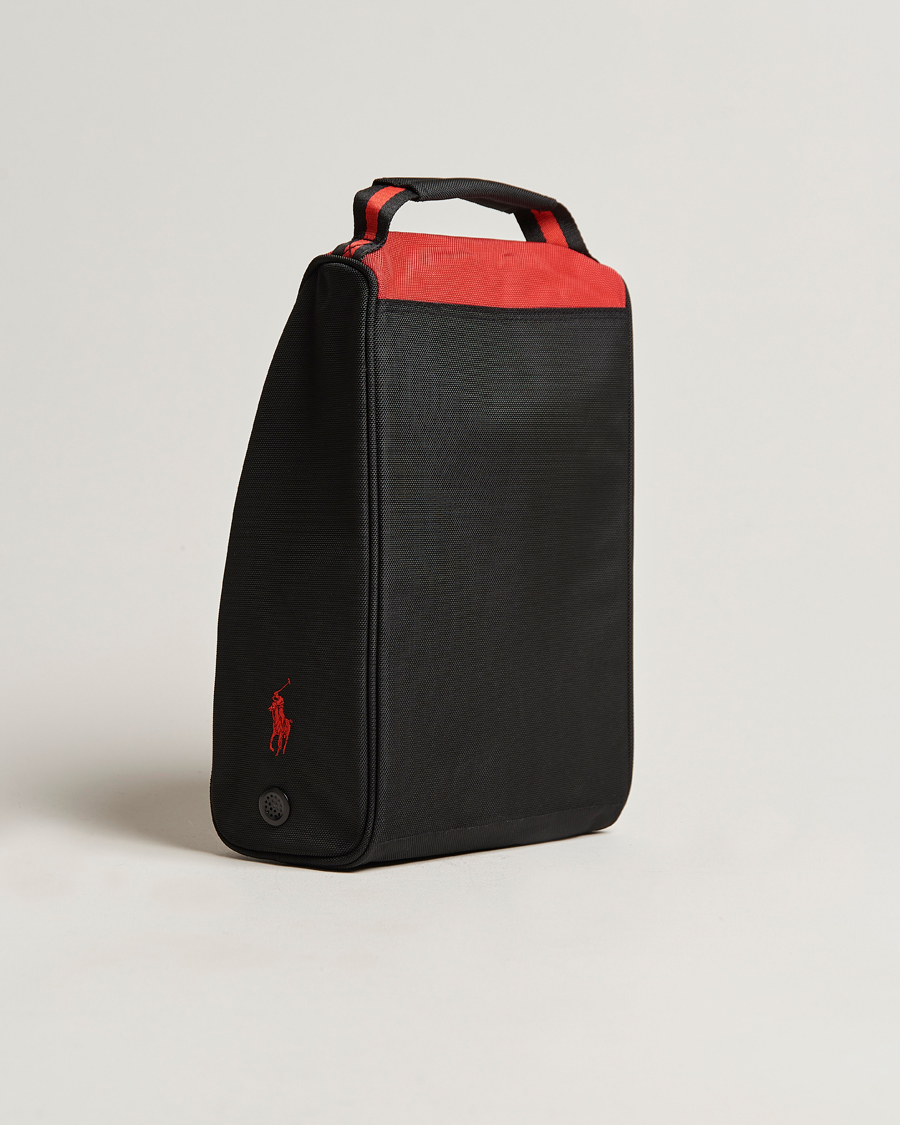 Heren | Sale | RLX Ralph Lauren | Golf Shoe Bag Black/Red