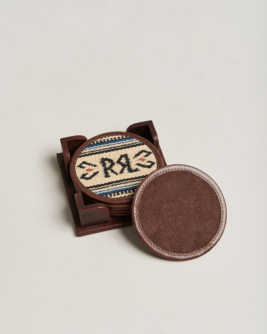 Heren | RRL Coaster Set Cream/Navy | RRL | Coaster Set Cream/Navy