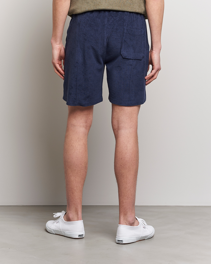 Heren | Korte broek | Stenströms | Terry Cotton Shorts Navy
