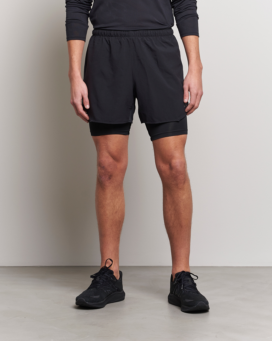 Heren | Korte broek | New Balance Running | Q Speed 2 in 1 Shorts Black