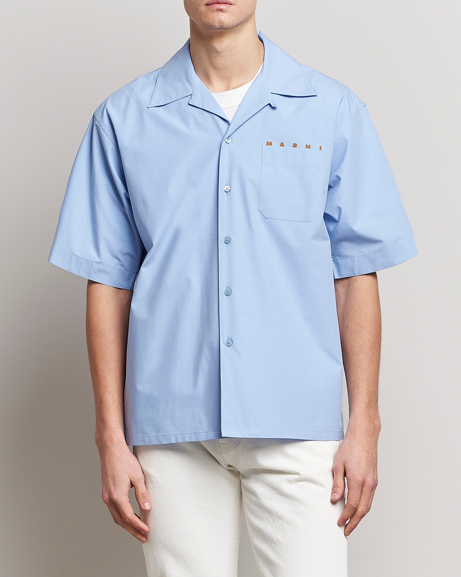 Heren | Overhemden | Marni | Bowling Shirt Iris Blue