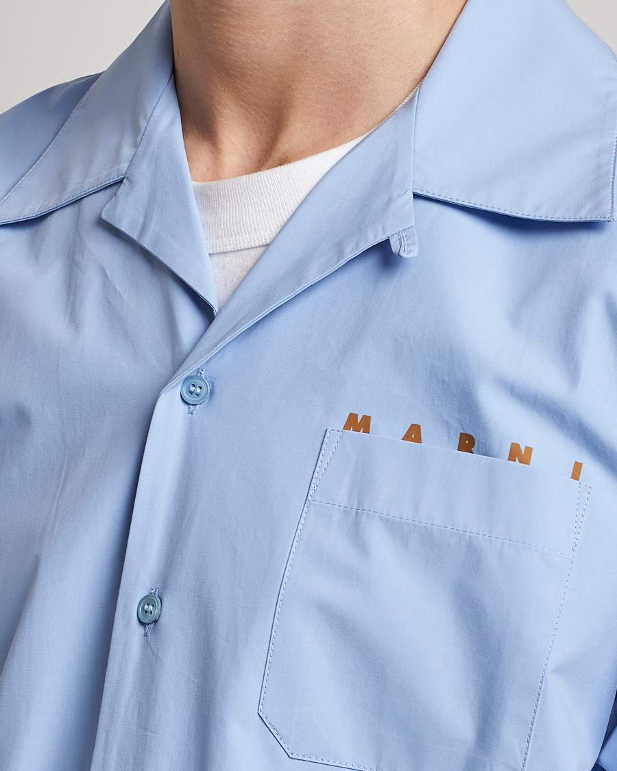 Heren | Overhemden | Marni | Bowling Shirt Iris Blue
