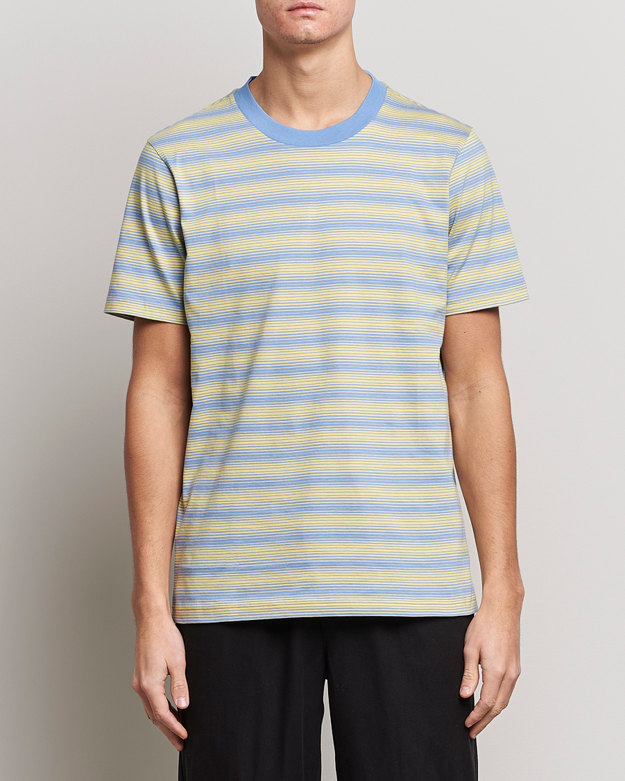 Heren | T-shirts | Marni | 3-Pack Block Stripe T-Shirt Citrine