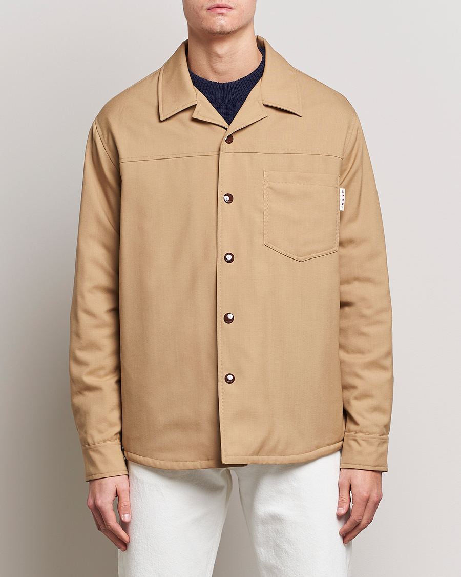 Heren | Jassen | Marni | Virgin Wool Shirt Jacket Dijon