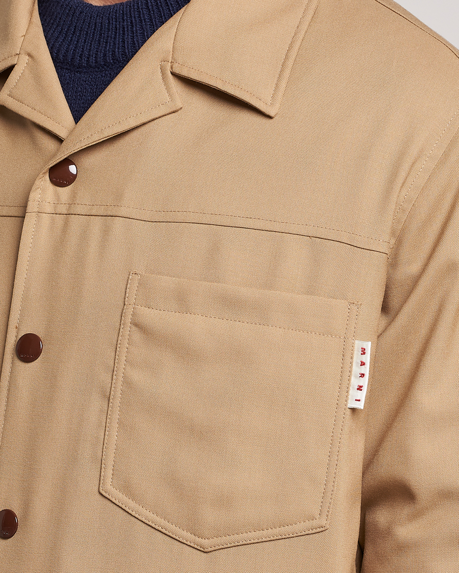 Heren | Jassen | Marni | Virgin Wool Shirt Jacket Dijon