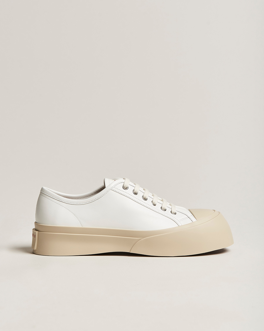 Heren | Marni Pablo Leather Sneakers Lily White | Marni | Pablo Leather Sneakers Lily White