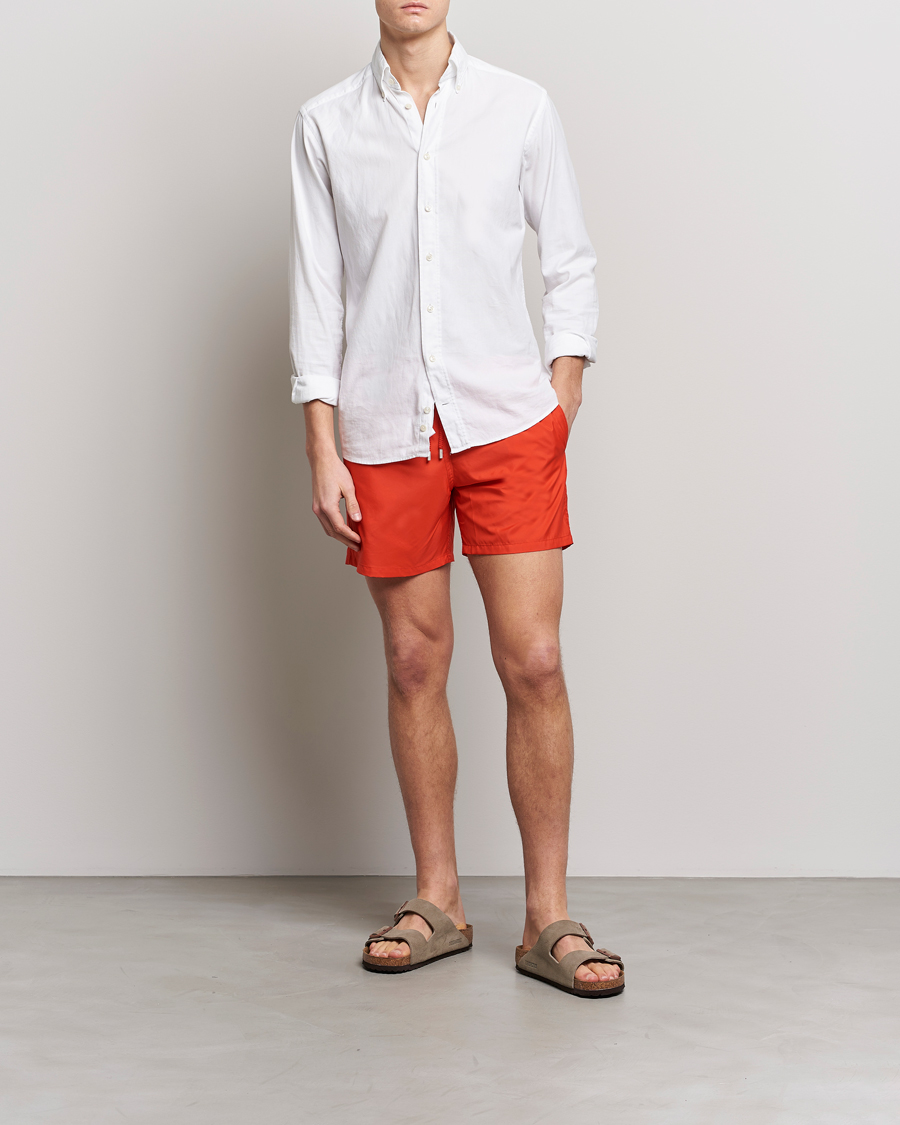 Heren | Zwembroek | Vilebrequin | Mahina Swimshorts Coquelicot