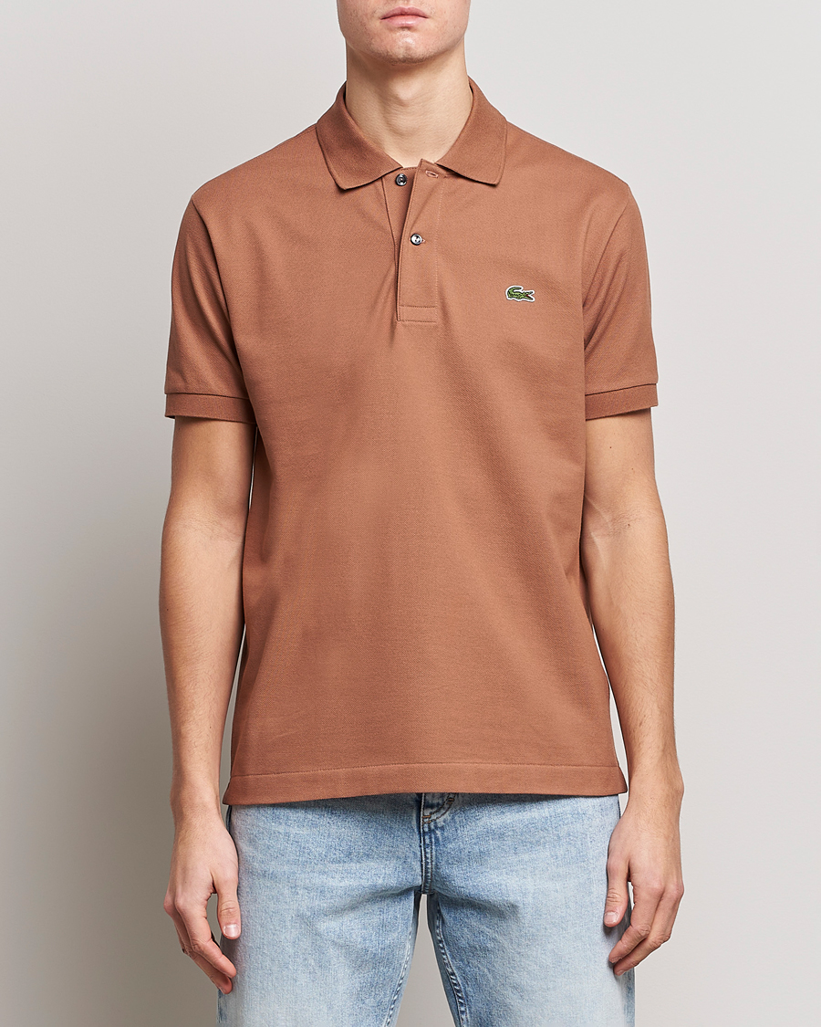 Heren | Poloshirts met korte mouwen | Lacoste | Original Polo Piké Pecan