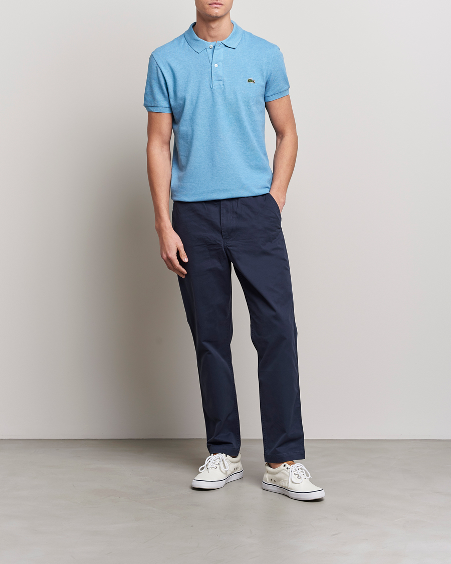 Heren | Polo's | Lacoste | Slim Fit Polo Piké Heather Thermal
