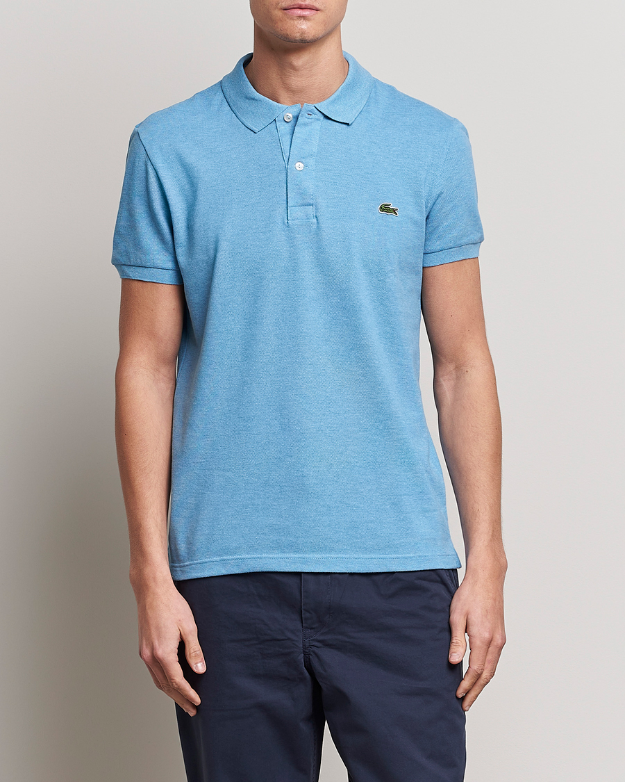 Heren | Poloshirts met korte mouwen | Lacoste | Slim Fit Polo Piké Heather Thermal