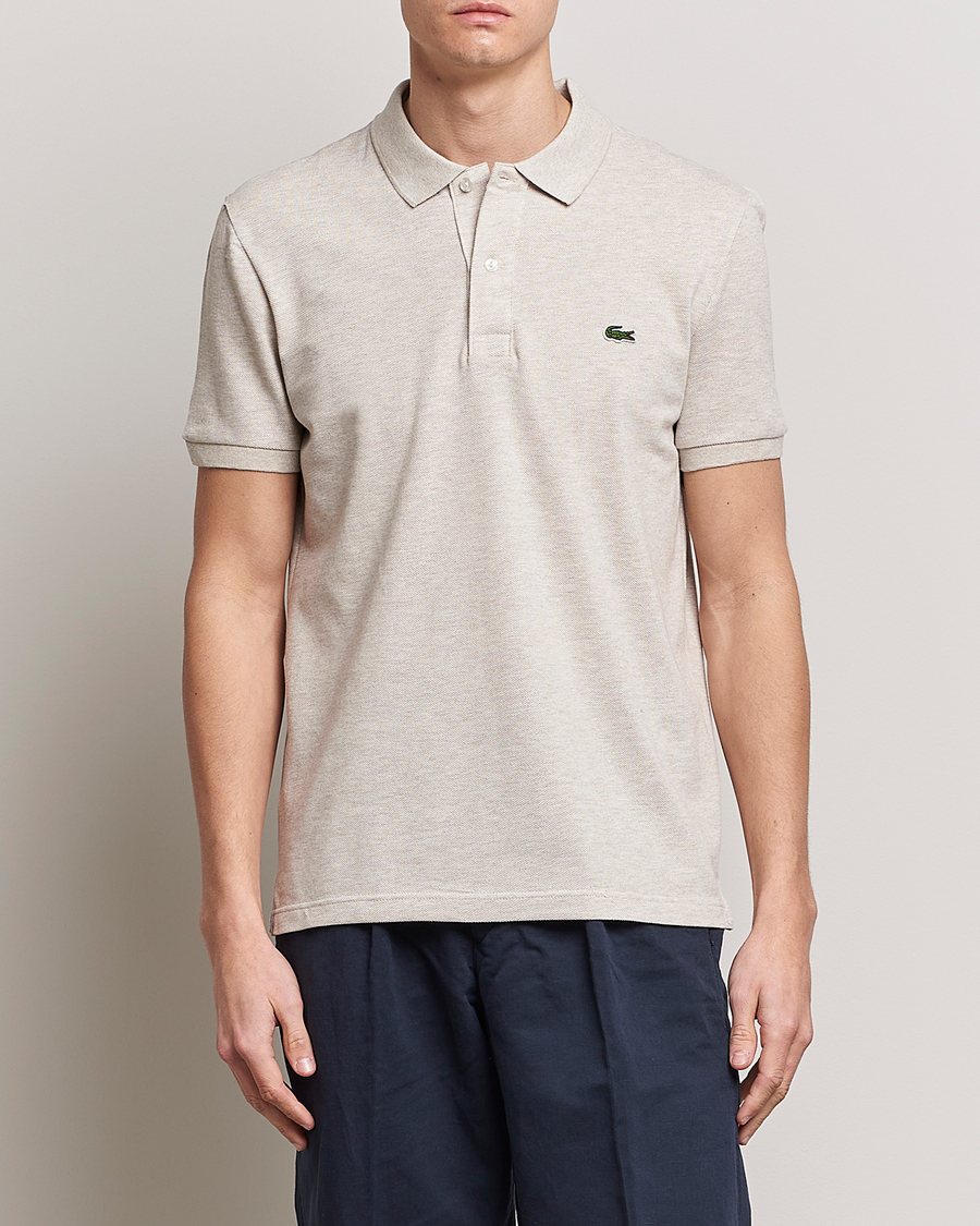 Heren | Lacoste | Lacoste | Slim Fit Polo Piké Heather Wicker