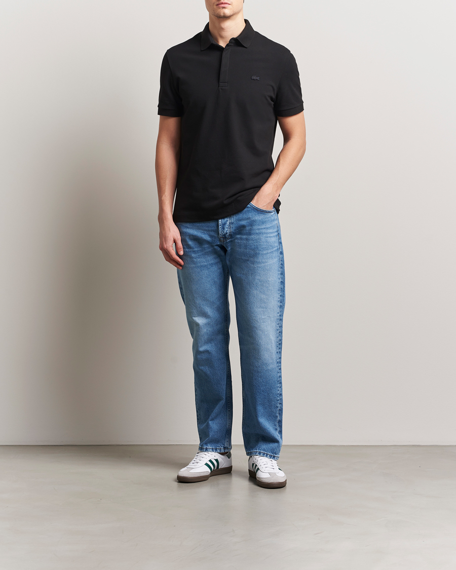 Heren | Polo's | Lacoste | Paris Polo Piké Black