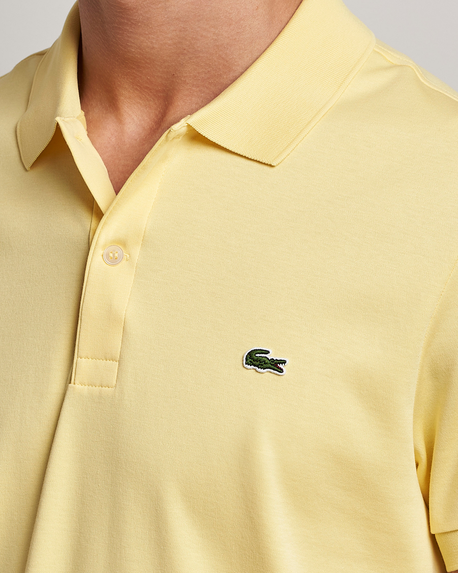 Heren | Polo's | Lacoste | Pima Interlock Piké Yellow