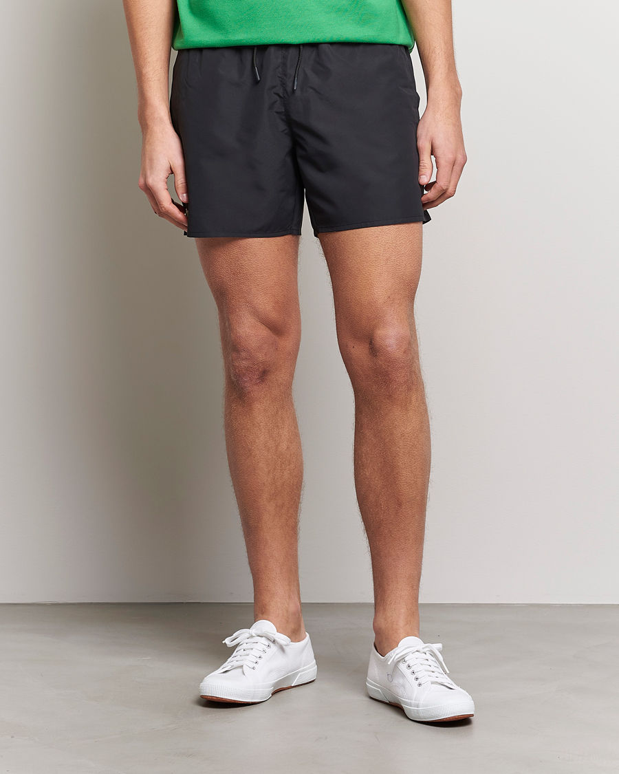 Heren | Zwembroek Met Trekkoord | Lacoste | Bathingtrunks Black