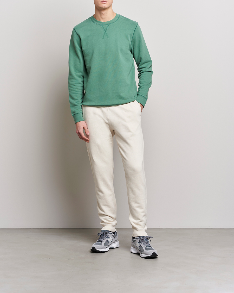 Heren | Broeken | Sunspel | Cotton Loopback Track Pants Undyed