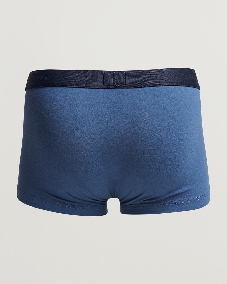 Heren | Ondergoed | Sunspel | Cotton Stretch Trunk Atlantic Blue