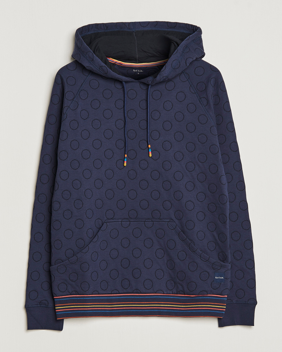 Heren | Truien | Paul Smith | Jacquard Hoodie Navy