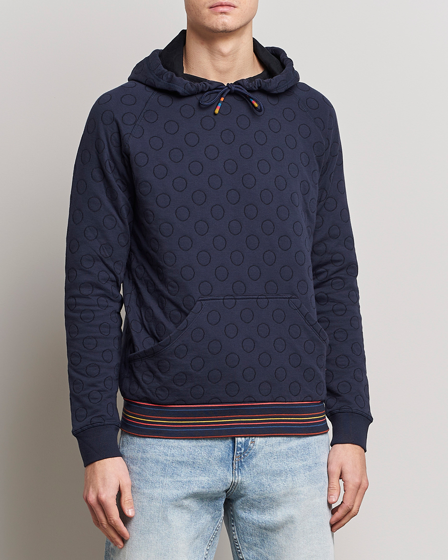 Heren | Truien | Paul Smith | Jacquard Hoodie Navy