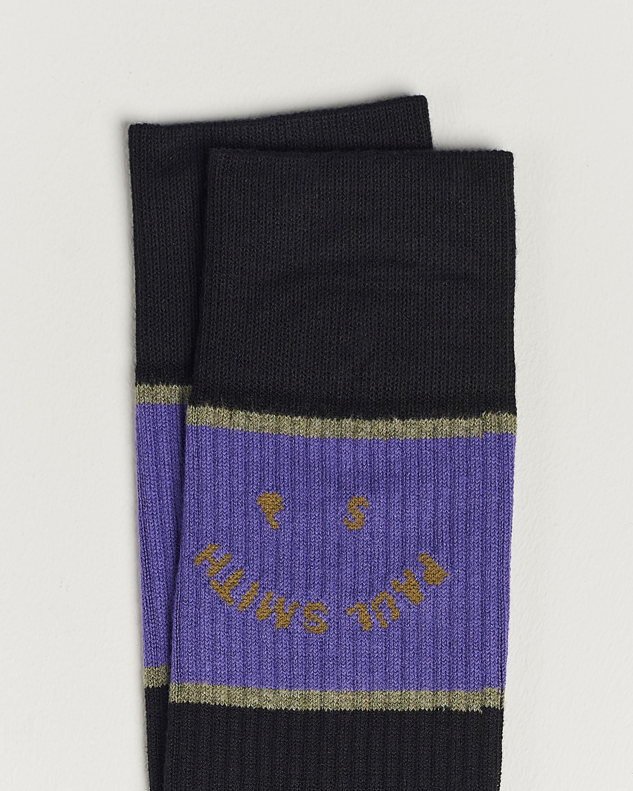 Heren | Ondergoed | Paul Smith | PS Face Sock Black