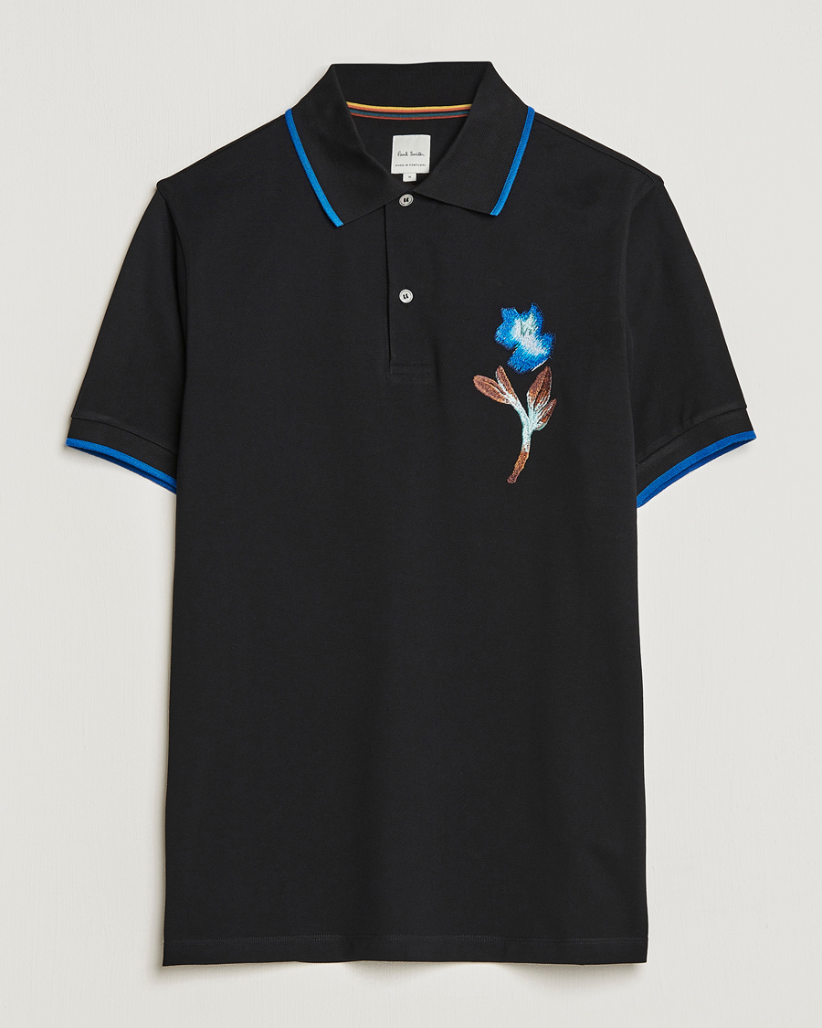 Heren | Polo's | Paul Smith | Floral Polo Black
