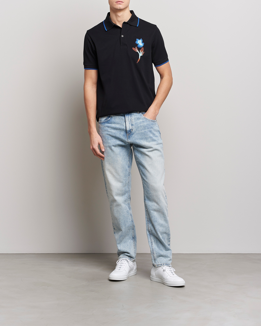 Heren | Polo's | Paul Smith | Floral Polo Black