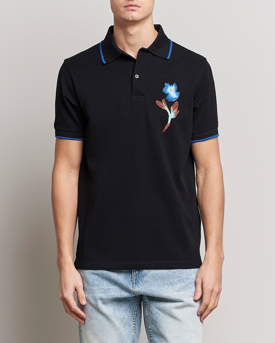 Heren | Polo's | Paul Smith | Floral Polo Black