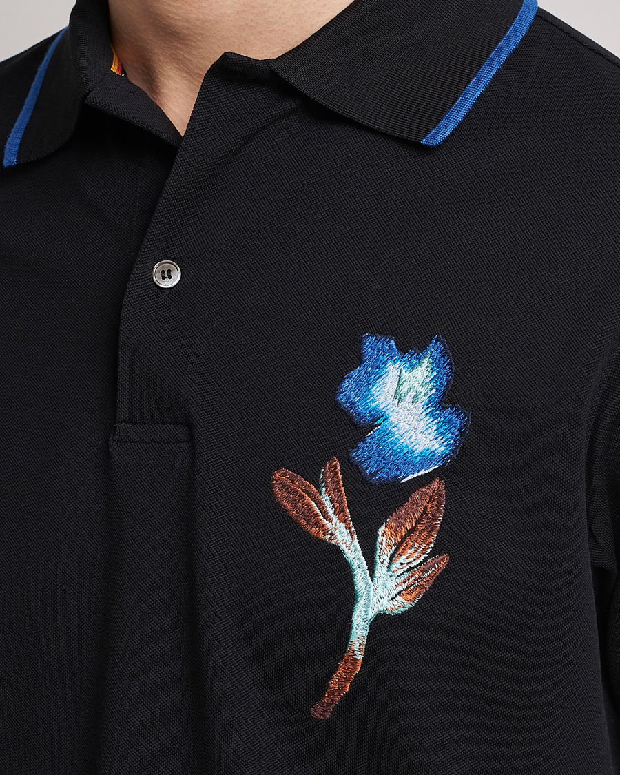 Heren | Polo's | Paul Smith | Floral Polo Black