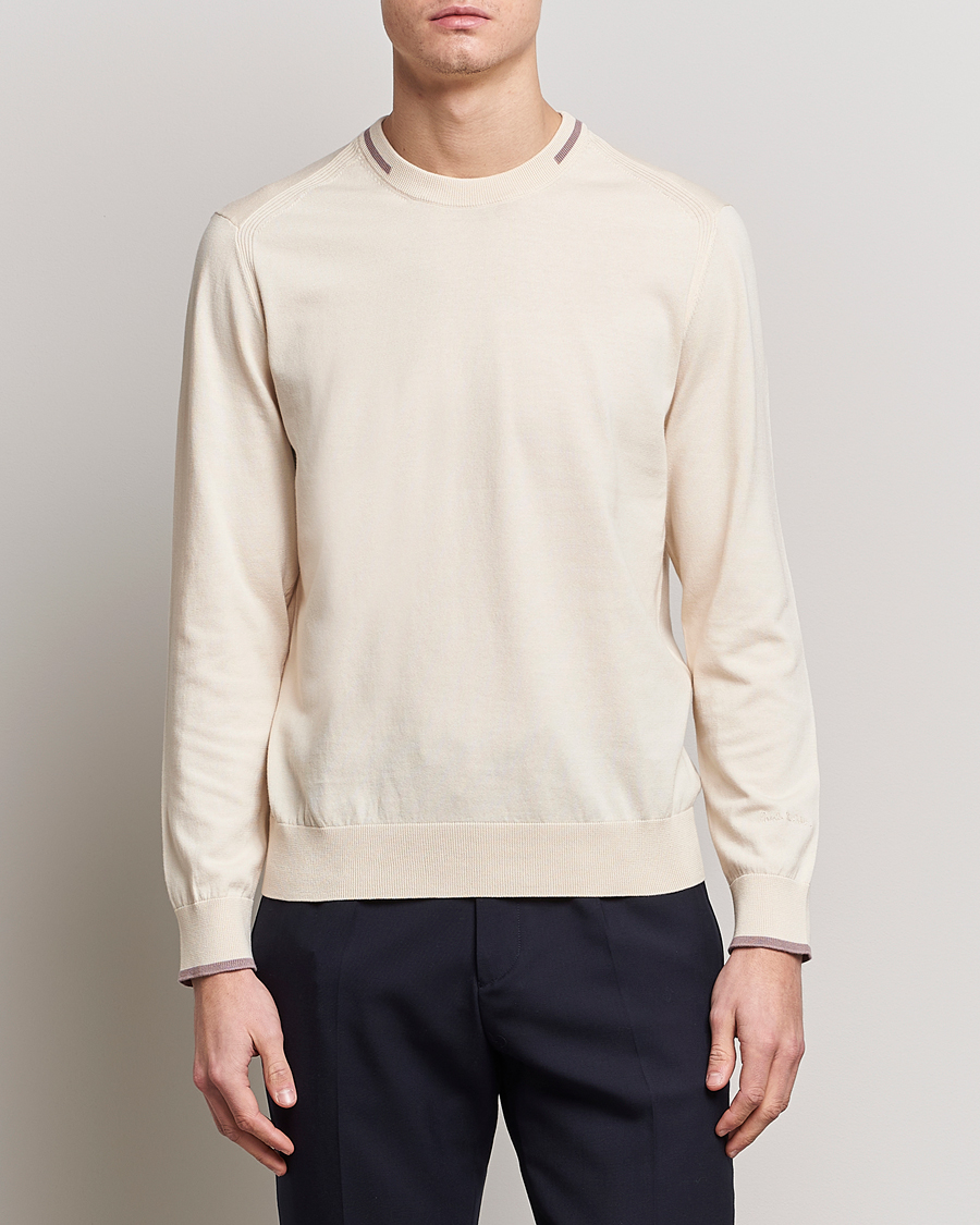 Heren | Truien | Paul Smith | Organic Cotton Knitted Sweater Off White