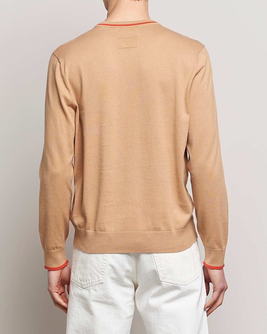Heren | Truien | Paul Smith | Organic Cotton Knitted Sweater Light Beige