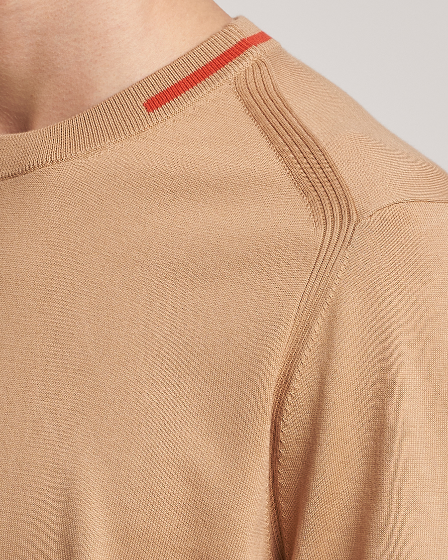 Heren | Truien | Paul Smith | Organic Cotton Knitted Sweater Light Beige