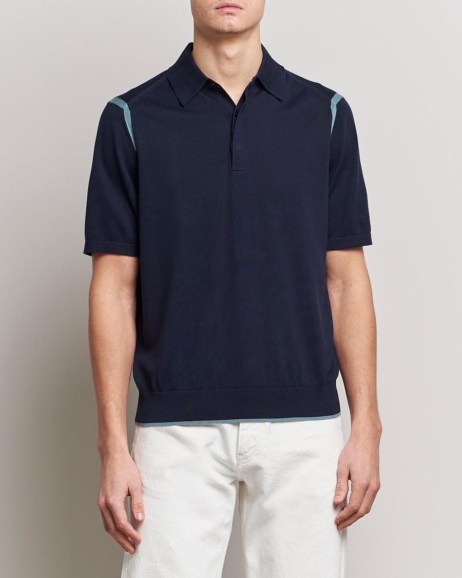 Heren | Polo's | Paul Smith | Organic Cotton Polo Dark Navy