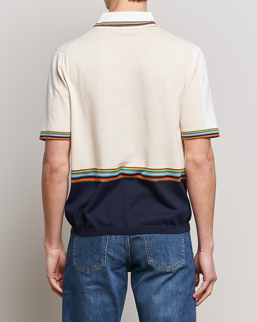 Heren | Truien | Paul Smith | Organic cotton Knitted Polo White