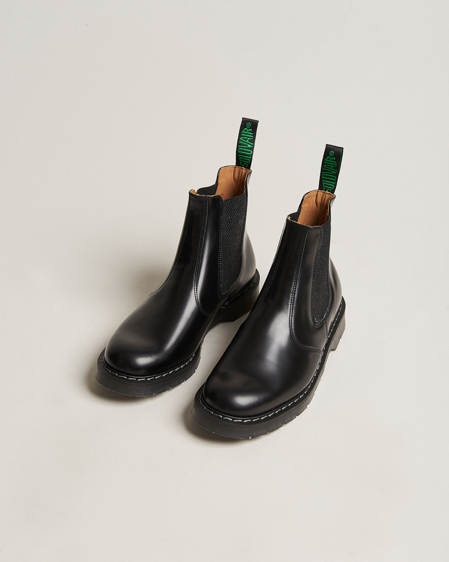 Heren | Handgemaakte schoenen | Solovair | Dealer Boot Black Shine