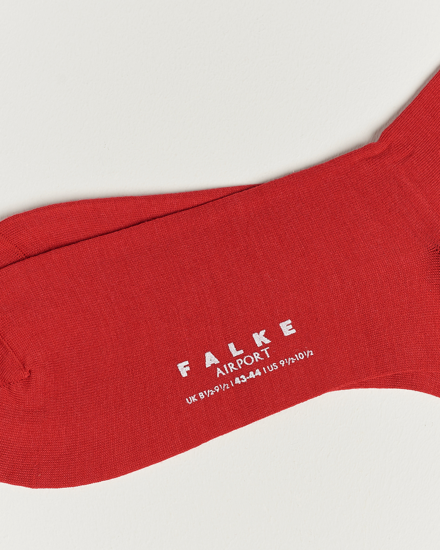 Heren | Ondergoed | Falke | Airport Socks Scarlet
