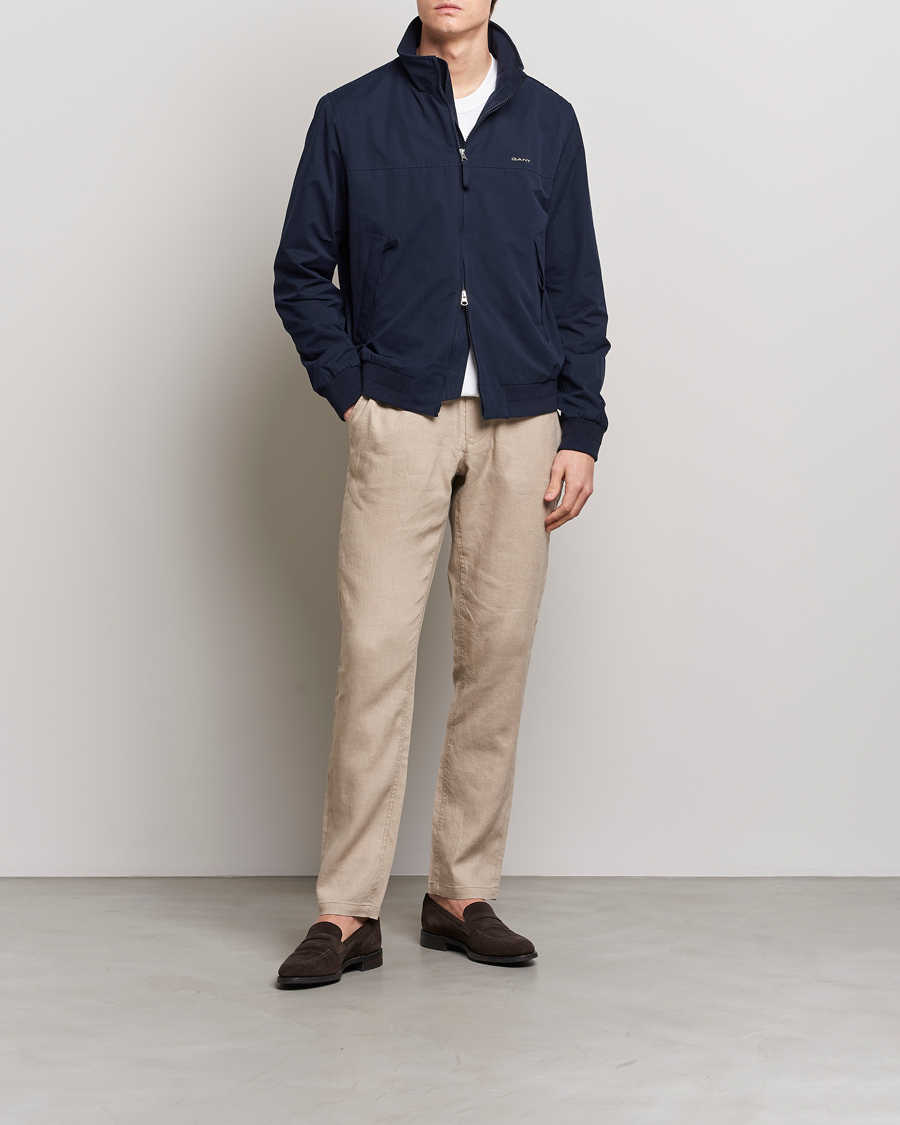 Heren | Jassen | GANT | The Hampshire Jacket Evening Blue