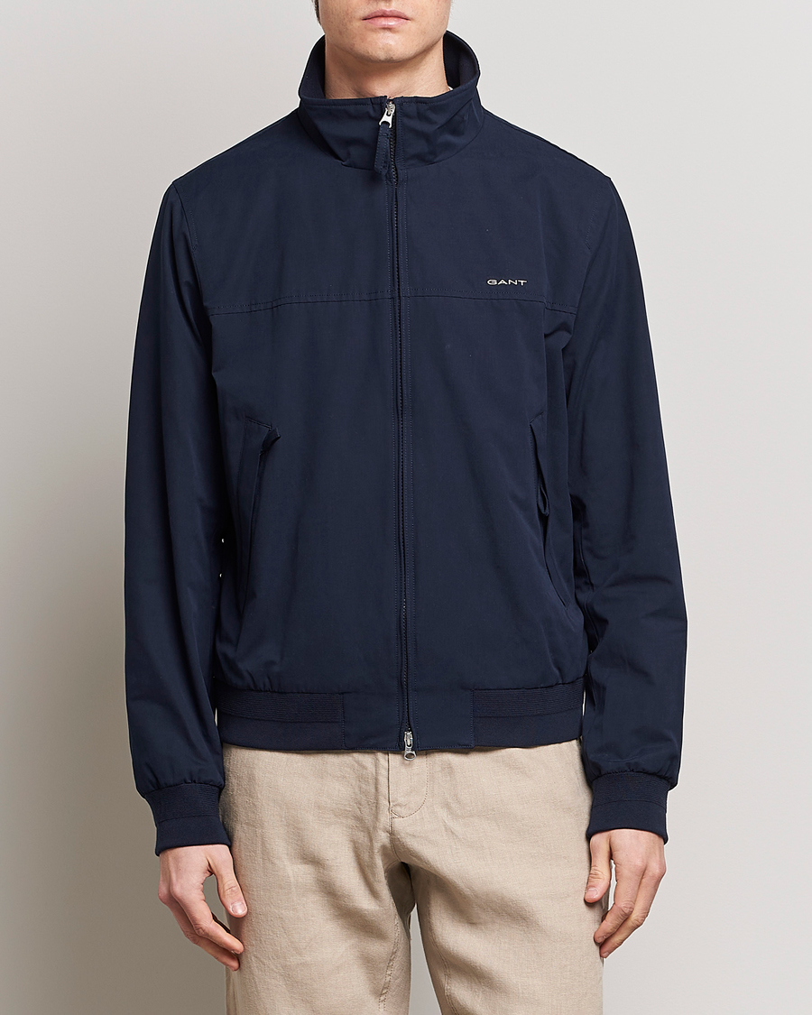 Heren | Jassen | GANT | The Hampshire Jacket Evening Blue