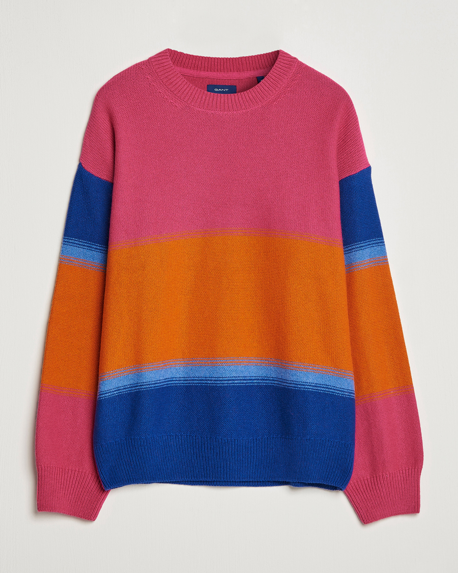 Heren | Truien | GANT | Degraded Striped Knitted Sweater Multi
