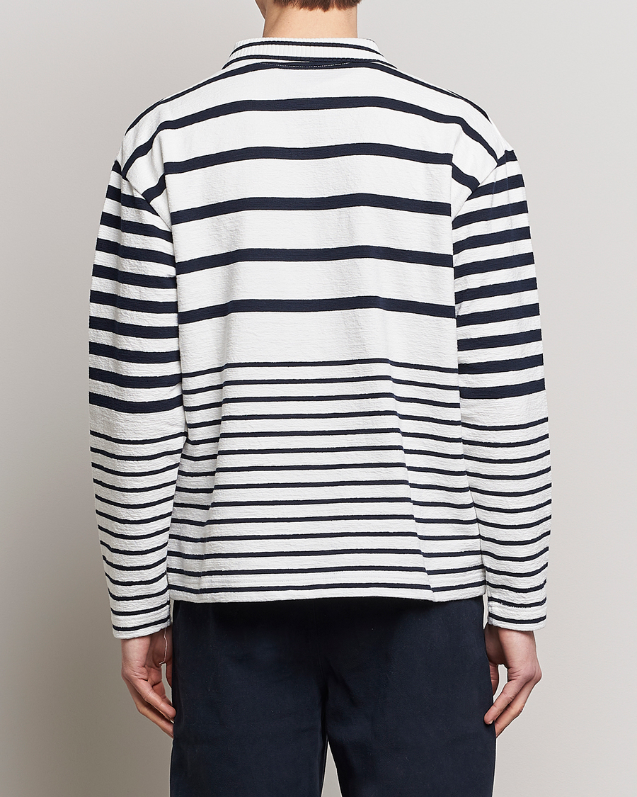 Heren | Truien | GANT | Heavy Knitted Striped Rugger Eggshell