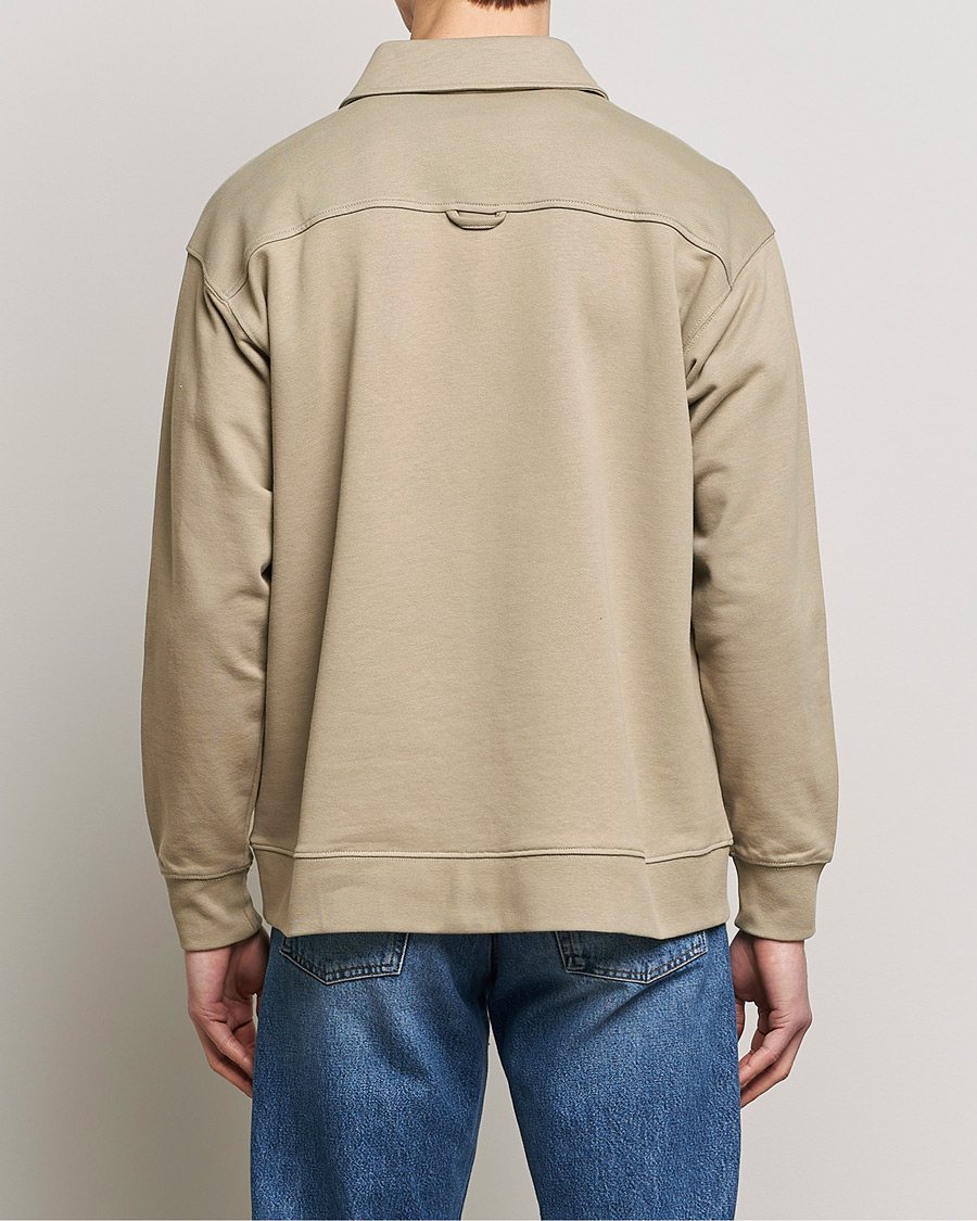 Heren | Truien | GANT | Icon Heavy Rugger Taupe Beige