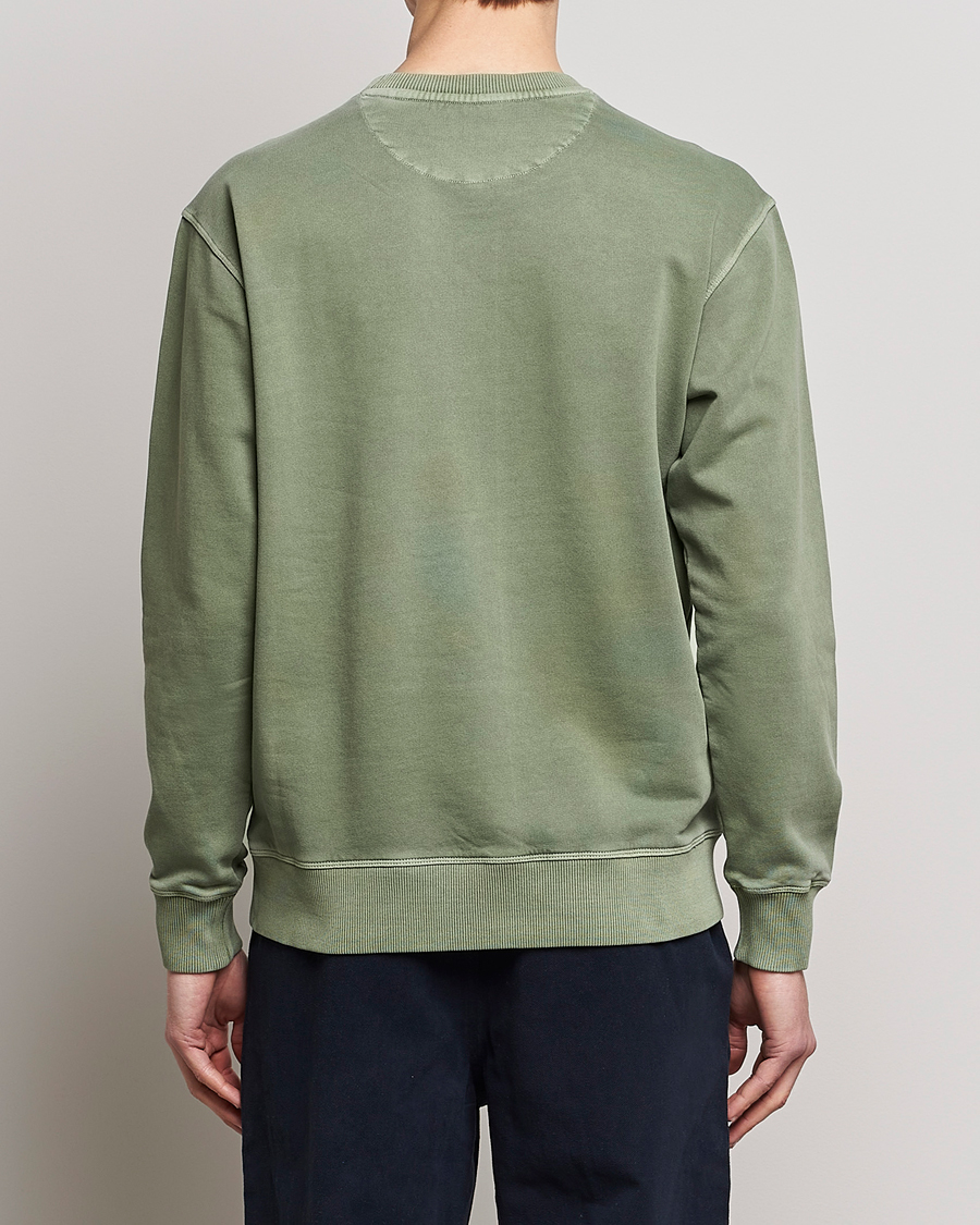 Heren | Truien | GANT | Sunbleached Crew Neck Sweatshirt Calamata Green