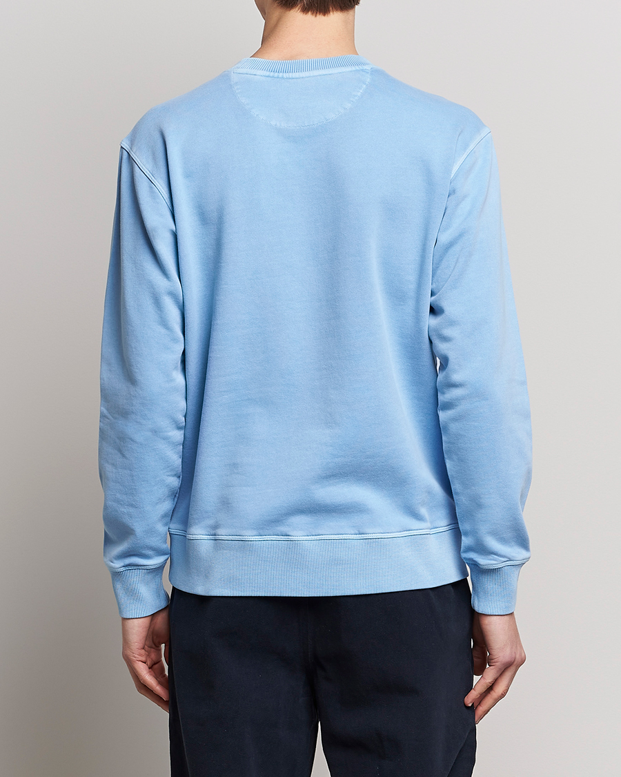 Heren | Truien | GANT | Sunbleached Crew Neck Sweatshirt Gentle Blue