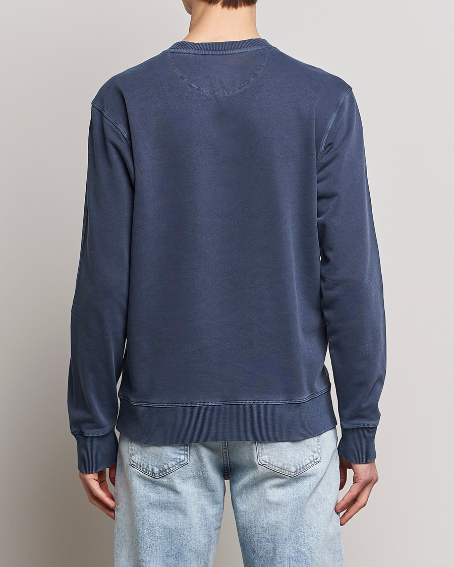 Heren | Truien | GANT | Sunbleached Crew Neck Sweatshirt Evening Blue