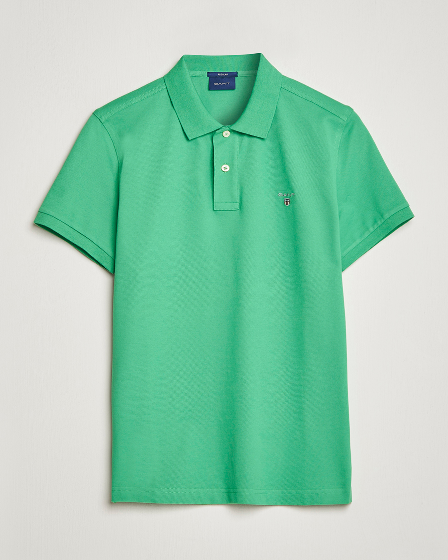 Heren | Polo's | GANT | The Original Polo Mid Green