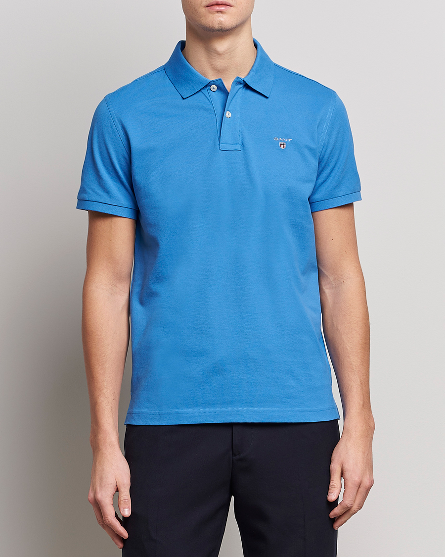 Heren | Polo's | GANT | The Original Polo Day Blue