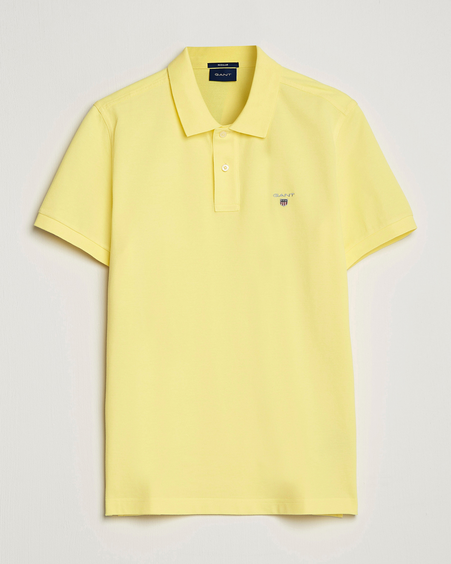 Heren | Polo's | GANT | The Original Polo Clear Yellow