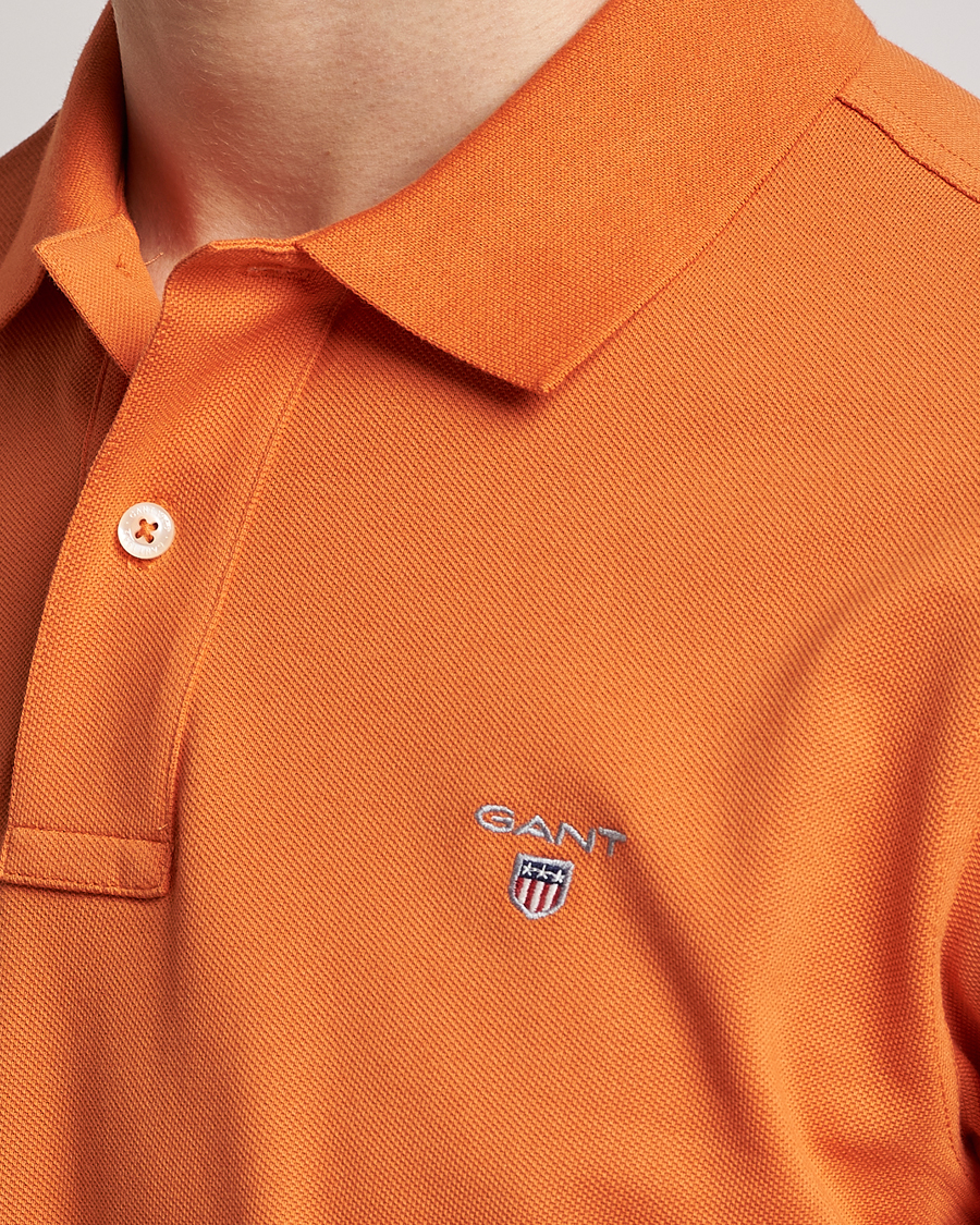 Heren | Polo's | GANT | The Original Polo Pumpkin Orange