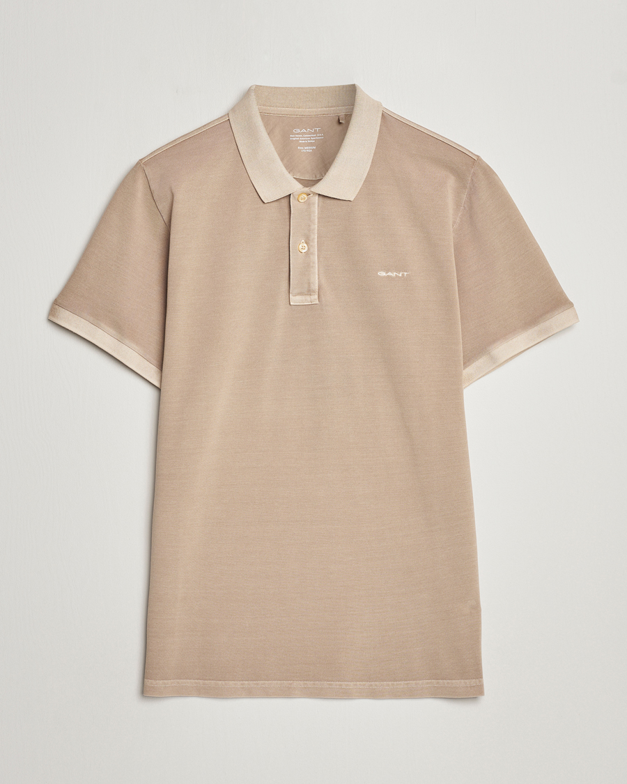 Heren | Polo's | GANT | Sunbleached Polo Concrete Beige