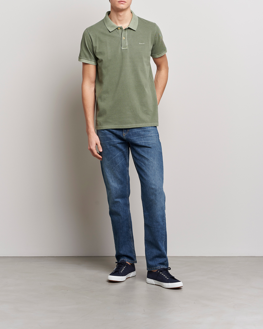 Heren | Polo's | GANT | Sunbleached Polo Calamata Green